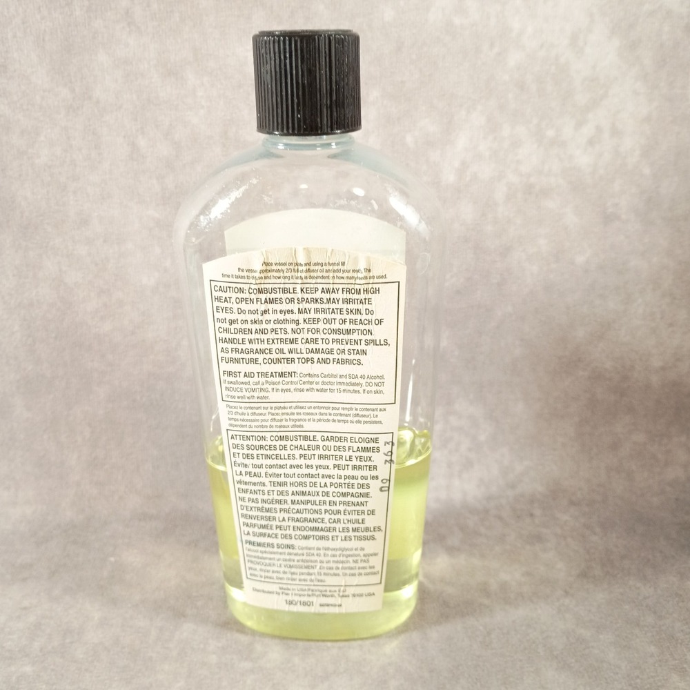Pier 1 Imports Discontinued * First Rain * Reed Difuser‎ Oil 16oz RARE 40% Full - Picture 3 of 6